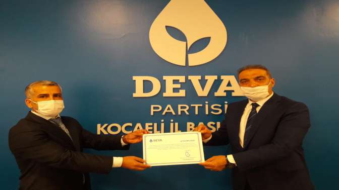 DEVA Partisi Dilovası’na Ali Çelik atadı