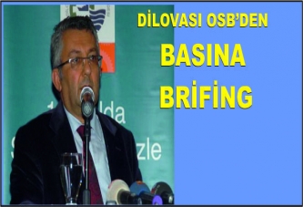 Dilovası OSB Basına Brifing Verdi