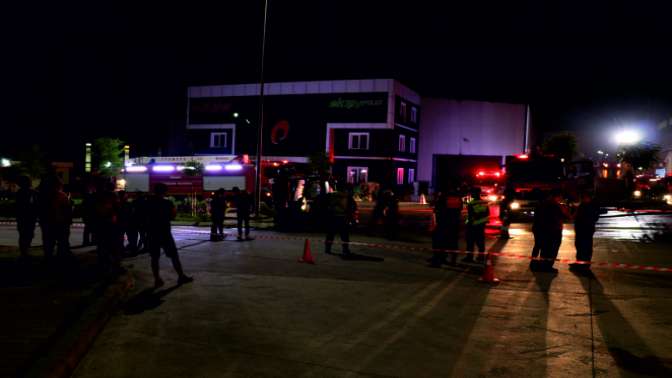 Dilovasınde fabrika yangını
