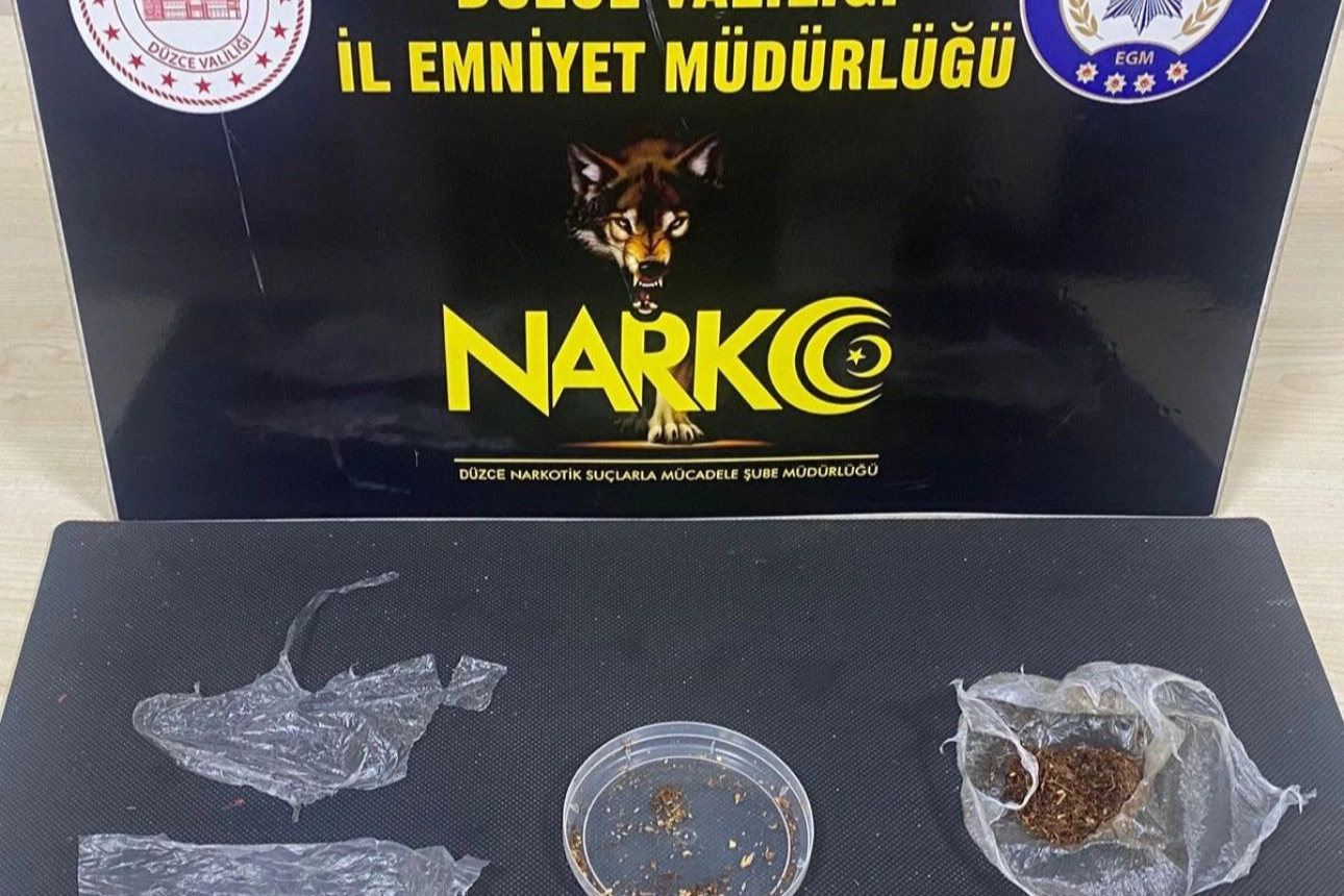Düzce'de uyuşturucuya 2 tutuklama!