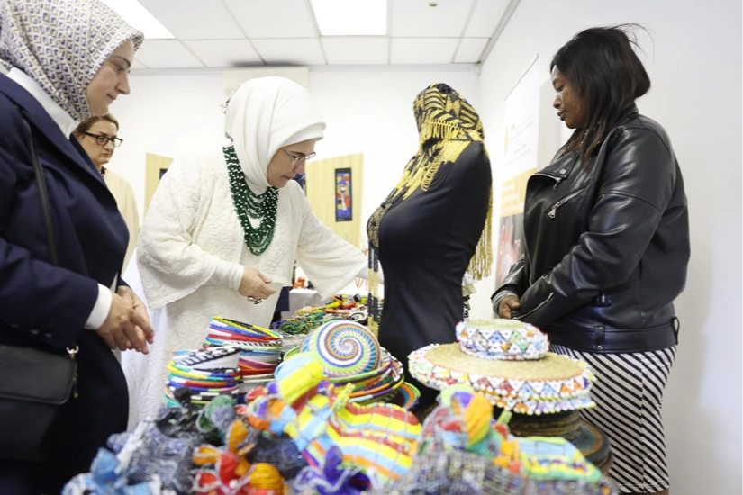 Emine Erdoğan'dan Johannesburg'ta Ulusal Miras Sergisi’ne ziyaret