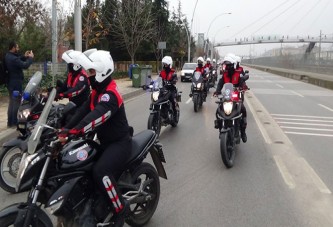 Emniyette 41 yeni motosiklet polislere dağıtıldı