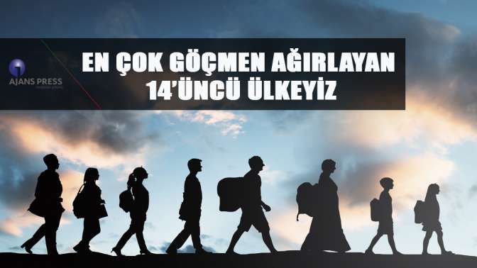 En çok göçmen ağırlayan 14’üncü ülkeyiz