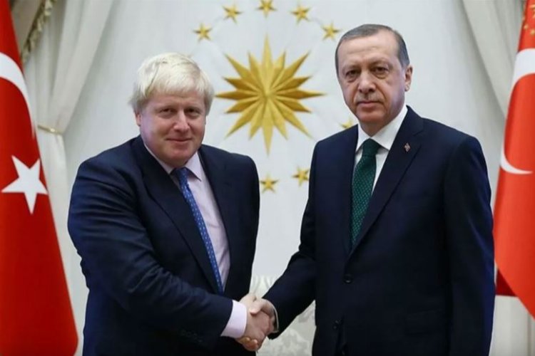 Erdoğan, Johnson ile görüştü