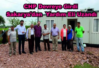 Evi yanan aileye yardım Sakarya’dan geldi