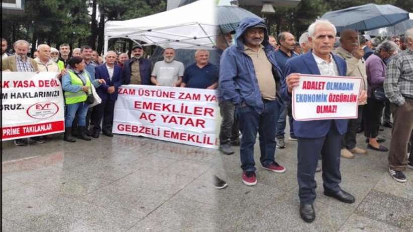 EYT ve Emekliler, 7.500 TL emekli maaşıyla geçinemiyoruz!