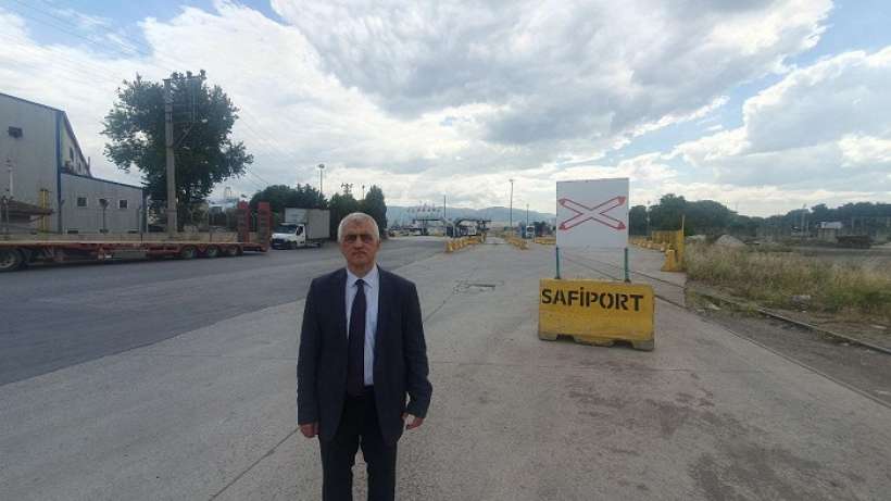 “Filistin dostları, Derince Safiport Liman’ında İsrail’le ticarete dur dedi!”
