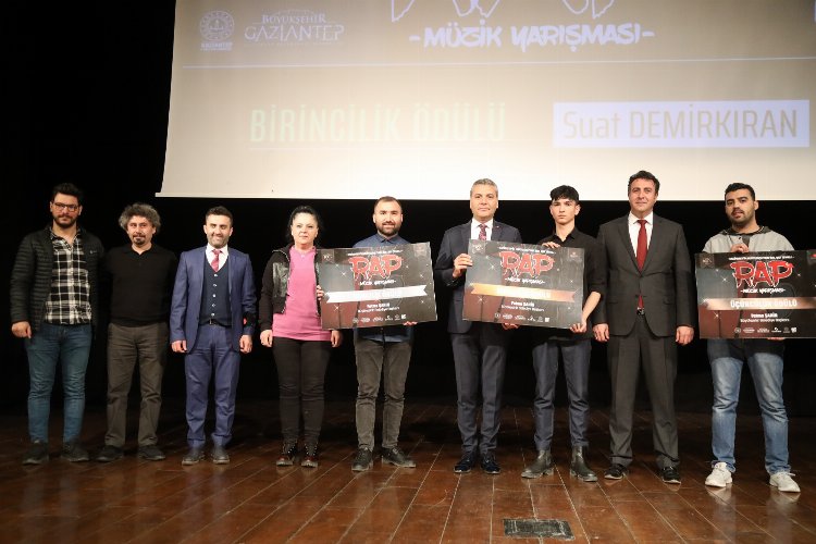 Gaziantep'in Kurtuluşu temalı Rap Müzik Yarışması'nda kazananlar belli oldu