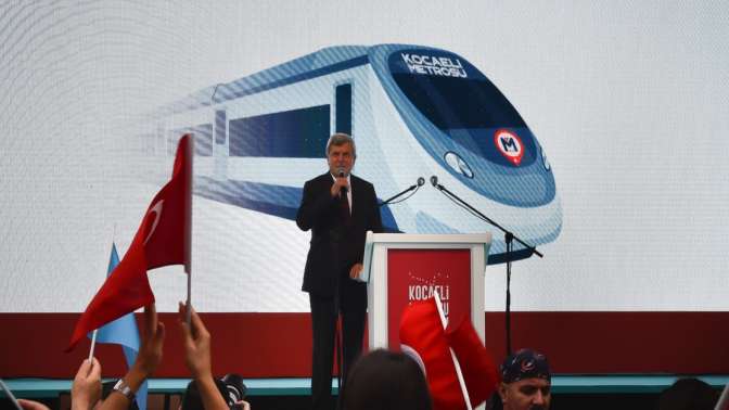 Gebze-Darıca Metrosunun temeli atıldı