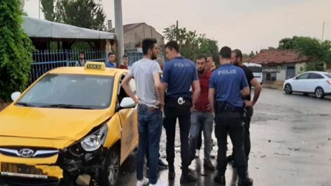 Gebzede trafik kazası: 1 yaralı