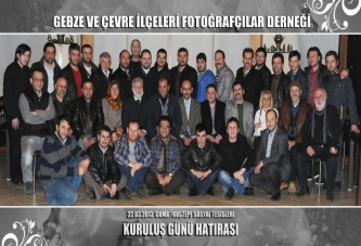 Gebzeli fotoğrafçılar dernek kurdu