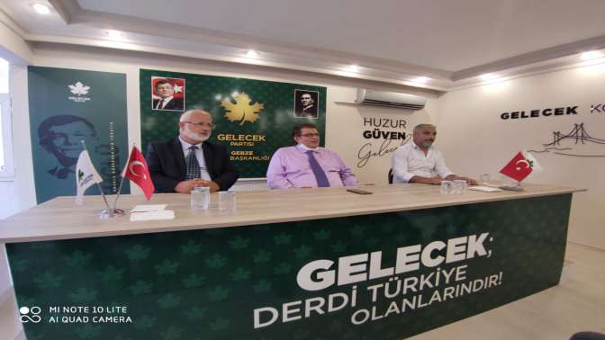 Gelecek Partisi Kongre startını Gebze’den başlatıyor