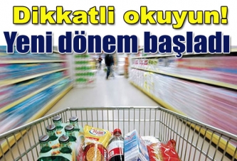 Gıda etiketlerinde yeni dönem başladı