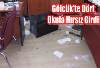 Gölcük'te Dört Okula Hırsız Girdi