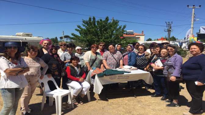 Gölcükün Kırk Yama Eserleri Urla’da Sergilendi