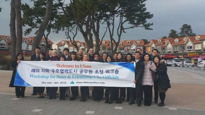 Güney Kore Ulsan’da yapılan çalıştayda Kocaeli tanıtıldı