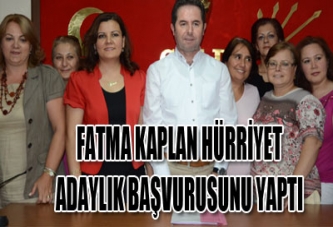 HÜRRİYET, ADAYLIK BAŞVURUSUNU YAPTI