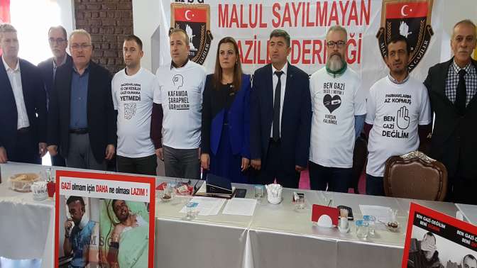 Hürriyet, Gazilik hakkınızı alana kadar mücadeleye devam edeceğim