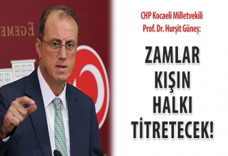 Hurşit Güneş: Zamlar kışın halkı titretecek!