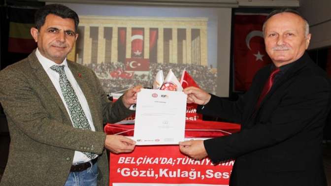 İGFA Belçika Temsilciliğine Yusuf Cinal getirildi