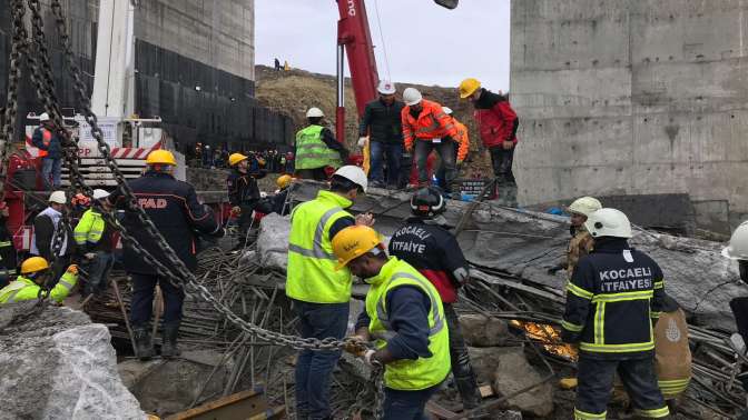 İşçilerin cenazesi toprağa verildi