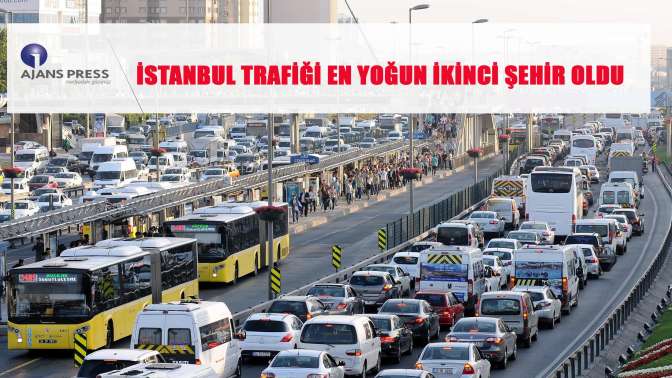 İstanbul trafiği en yoğun ikinci şehir oldu