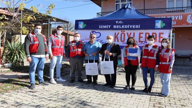 İzmit Belediyesinden Köylere Sosyal Destek Masası