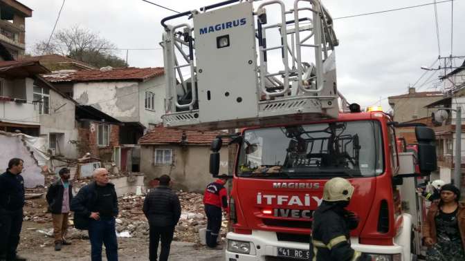 İzmit Cedit mahallesinde yangın