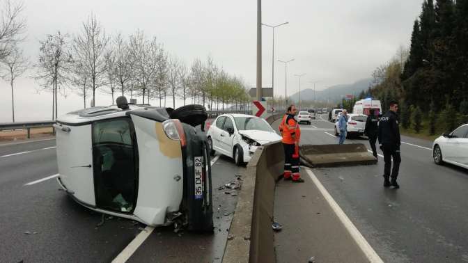 Karamürsel’de trafik kazası: 2 yaralı