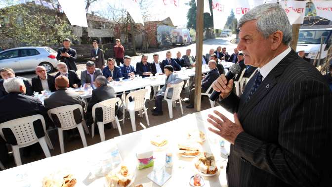 Karaosmanoğlu, “Köylerden “Evet” bekliyorum