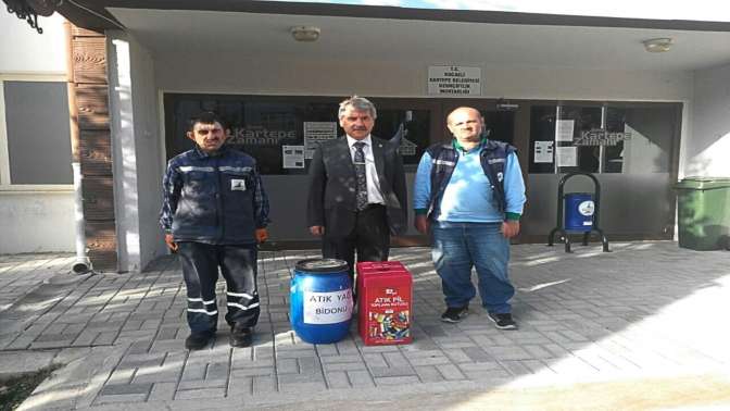 Kartepe’de Bitkisel Atık Yağlar Toplanıyor