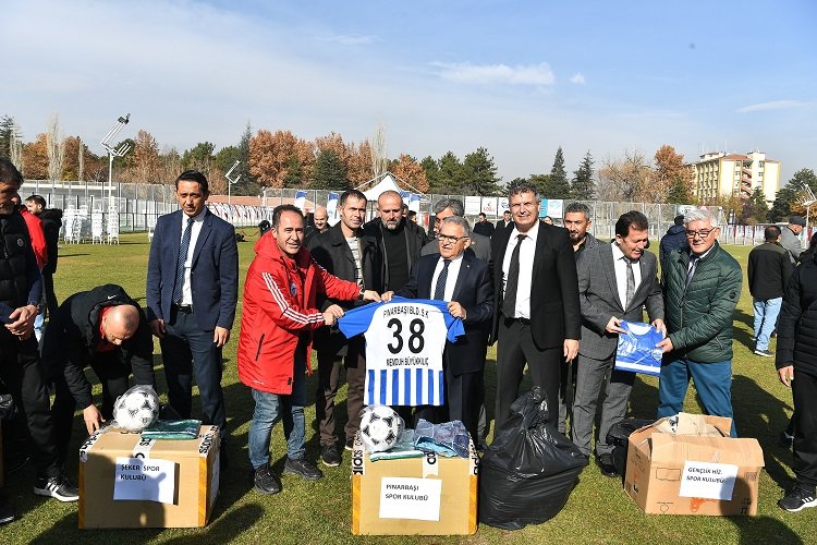 Kayseri'de amatör futbola 'büyük' destek