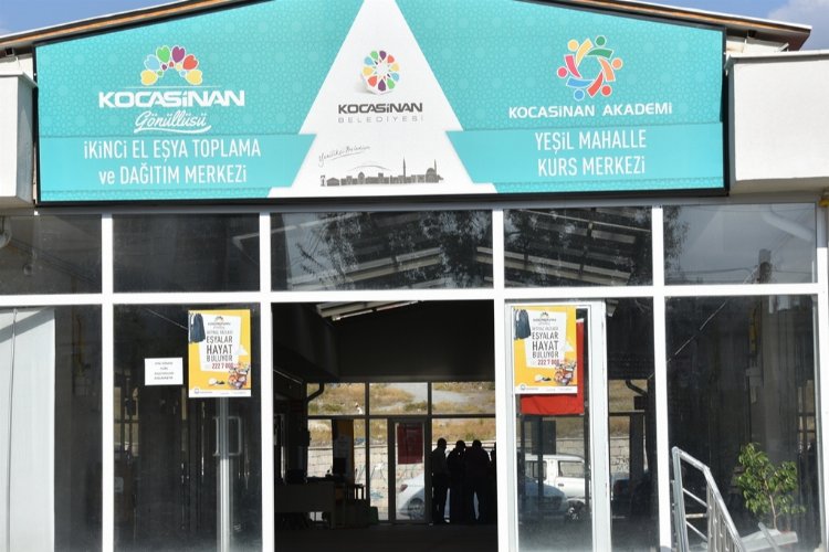 Kayseri Kocasinan'da ikinci el eşyalar değerleniyor 