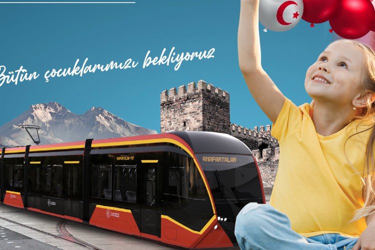 Kayseri'nin 23 Nisan’a özel “Çocuk Treni” yola çıkıyor