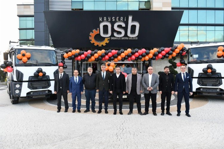 Kayseri OSB'nin araç filosuna 6 taze kuvvet