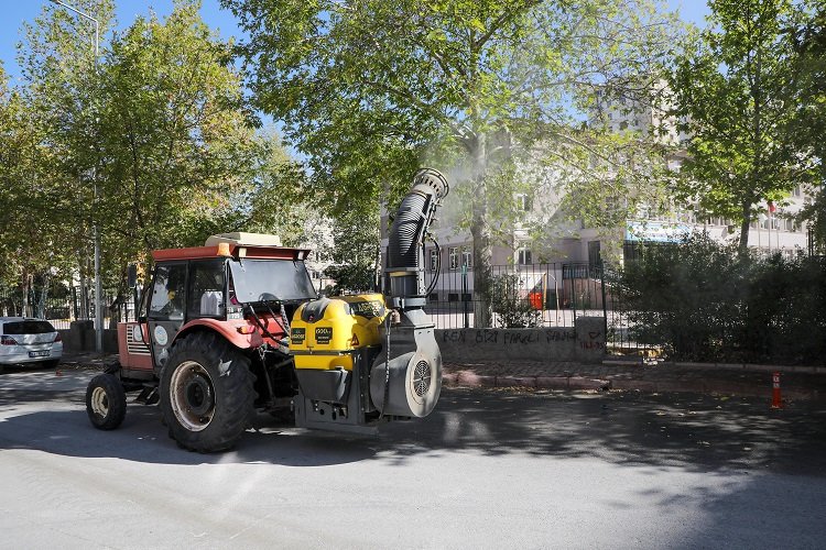 Kayseri Talas Belediyesi'nden haşeratla etkin mücadele