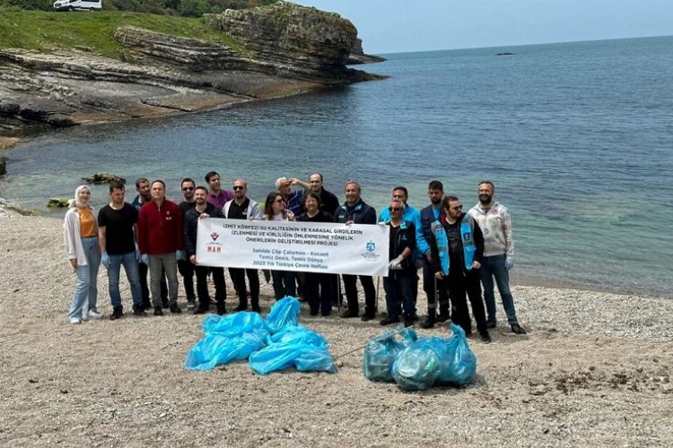 Kocaeli Büyükşehir'den Deniz Çöpleri İzleme çalışması