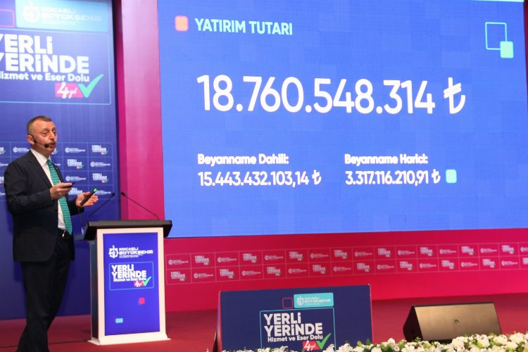 Kocaelide 4 yılda 18,7 milyar TLlik eser