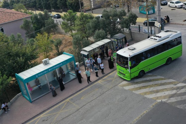 Kocaeli'de duraklar artık klimalı