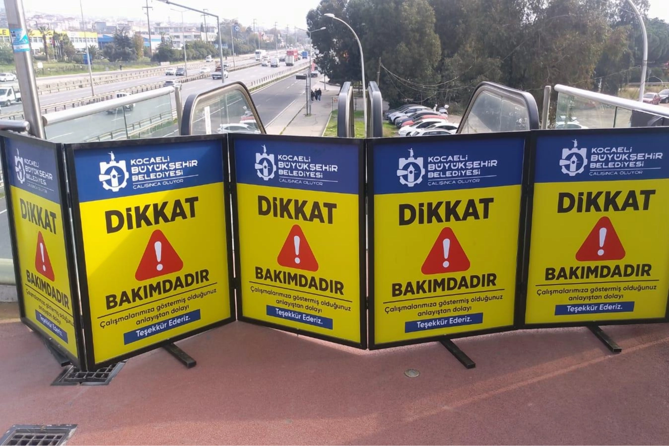 Kocaeli'de yürüyen merdivenlere Kasım bakımı