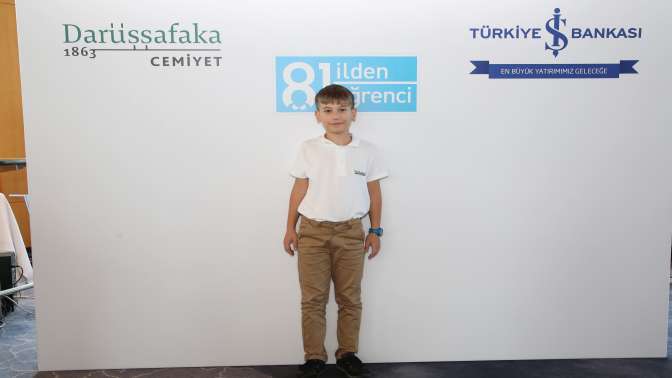 Kocaeli’nin gururu Şenol Tuna Tavacı İş Bankası desteğiyle Darüşşafaka’da