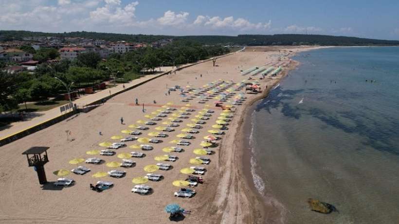 Kocaelide plajlar yaza hazır
