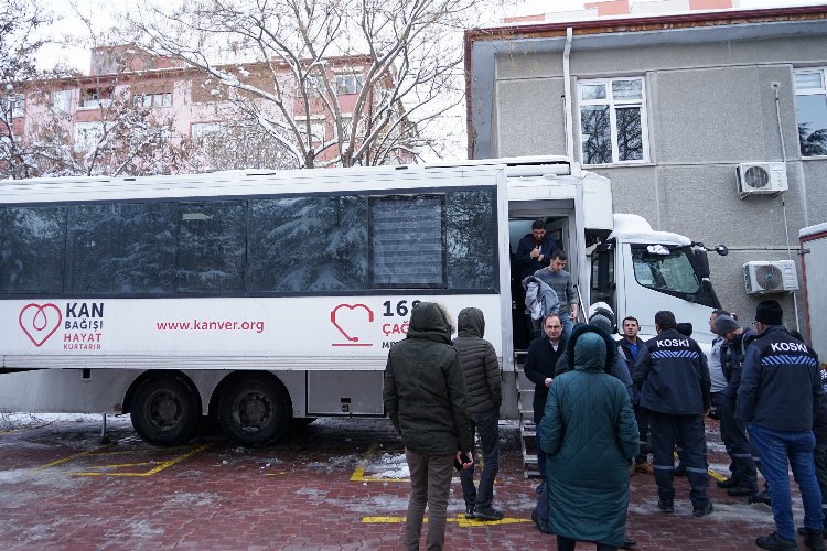 Konya Büyükşehir personelinden 'kan bağışı' seferberliği
