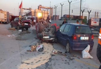 Körfez de trafik kazası: 2 yaralı