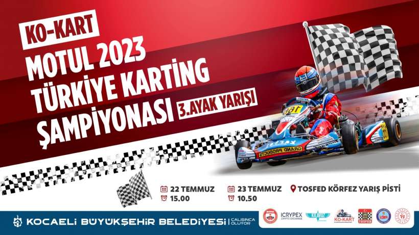 Körfez Yarış Pisti’nde karting heyecanı