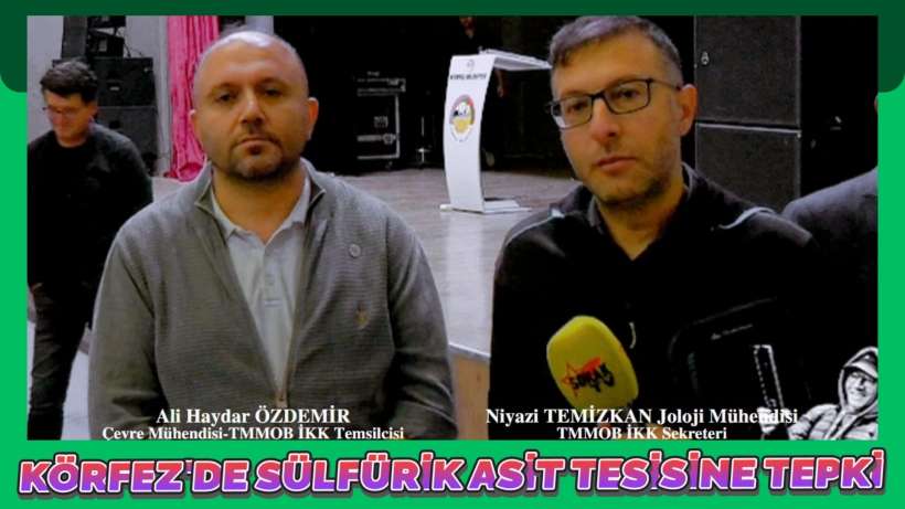 Körfez'de Sülfürik Asit Tesisine Tepki