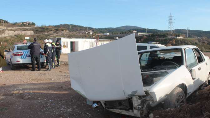 Körfezde trafik kazası, 3 yaralı