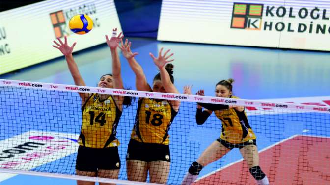 Lider VakıfBanktan 24üncü galibiyet