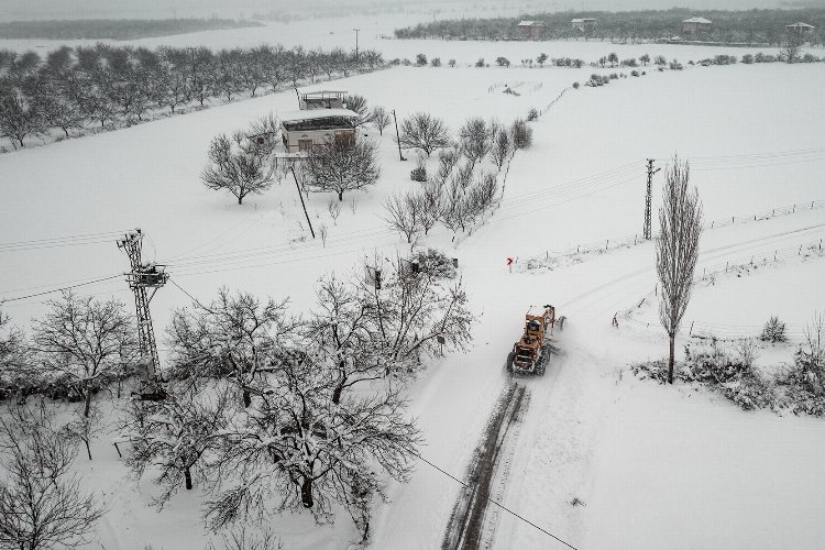 Malatya'da yoğun kar yağışı 