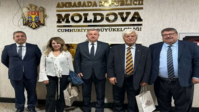 Marimder heyeti Moldova Büyükelçisi'ni ziyaret etti